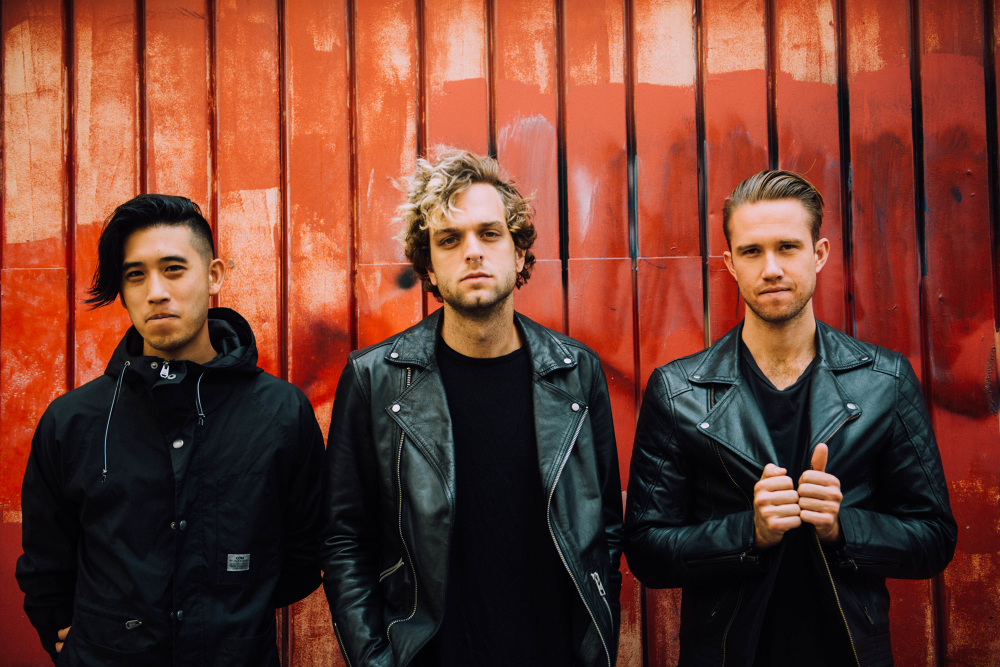 The three prominent band members of Sir Sly.